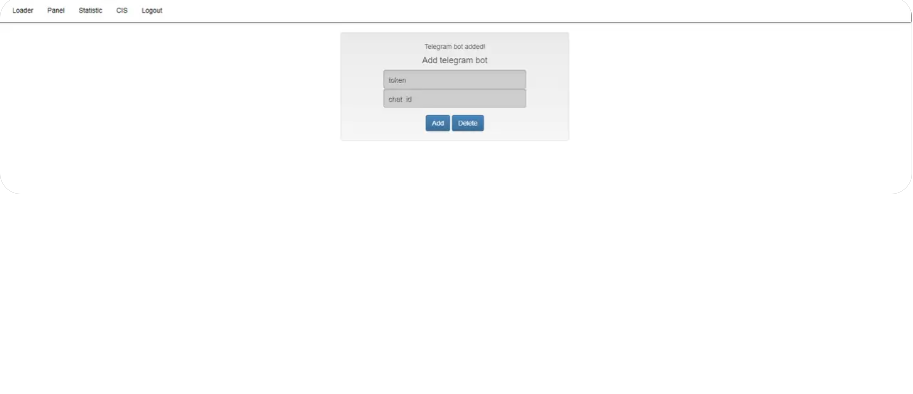 Apolon Loader Telegram WEB panel 2023