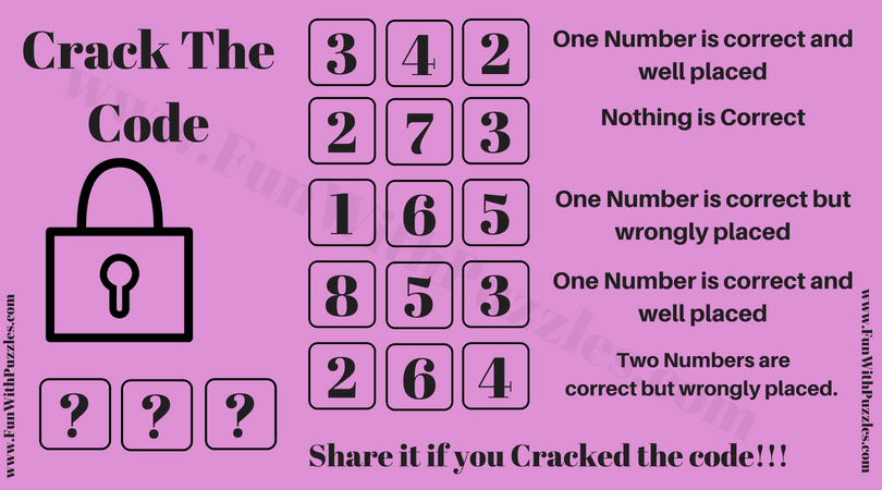 Crack the code picture puzzle