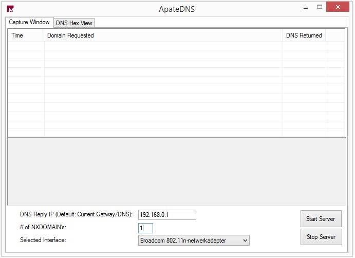 Dynamic Malware Analysis Tools Apatedns