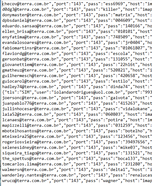Email e senha validos