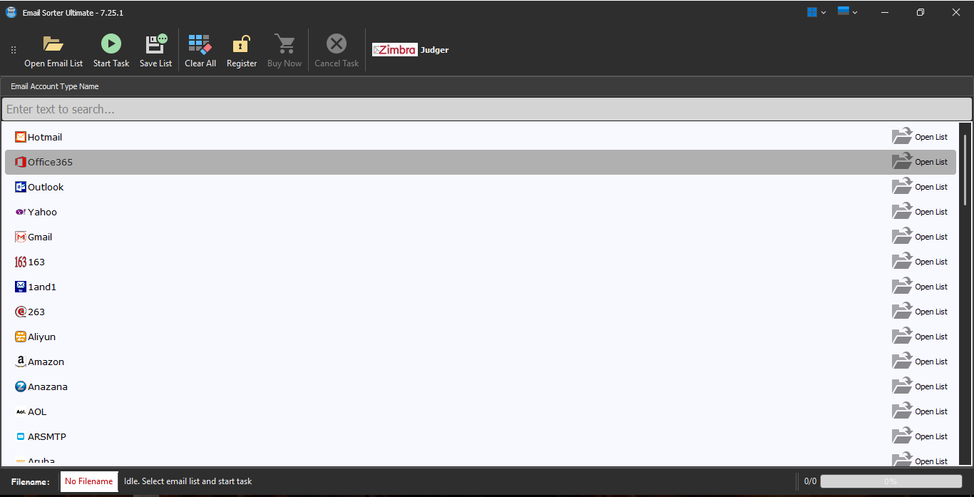 Email sorter ultimate