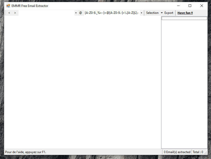 EMMR Email Extractor