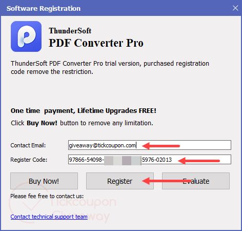 enter code thundersoft pdf converter
