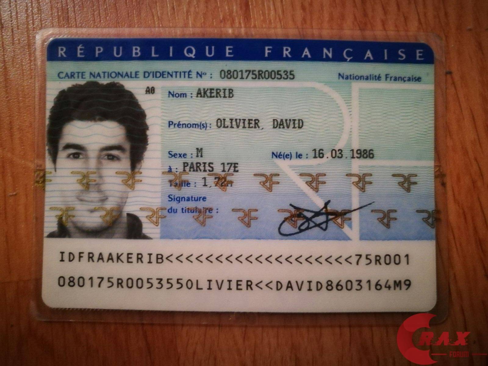 French id card