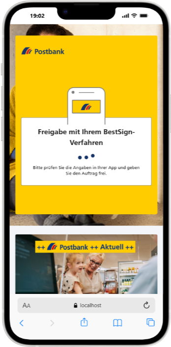 IPhone 14 Plus localhost 4