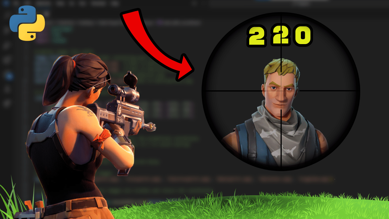 Making A Python Fortnite Aimbot Script with AI 1