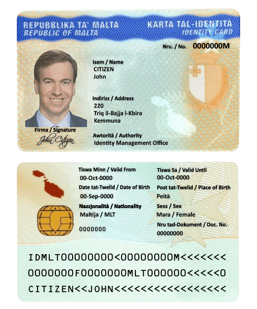 Malta Id card