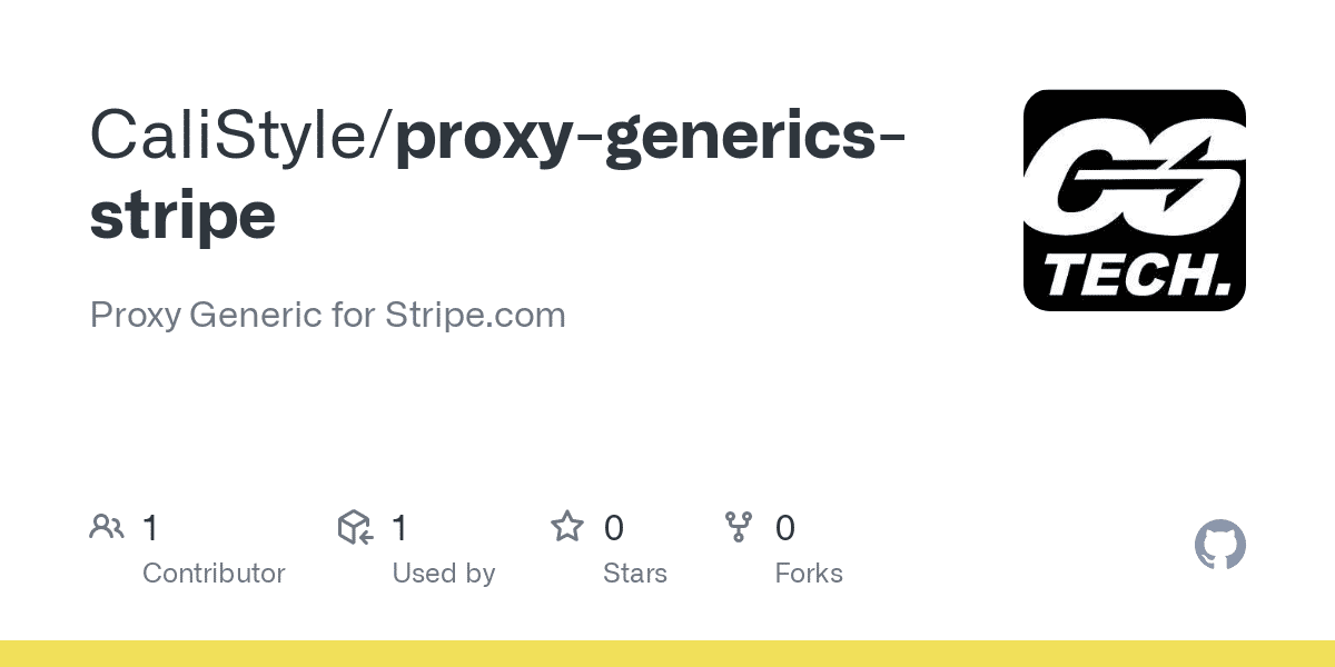 Proxy generics stripe