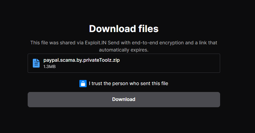 PayPal Scama Download