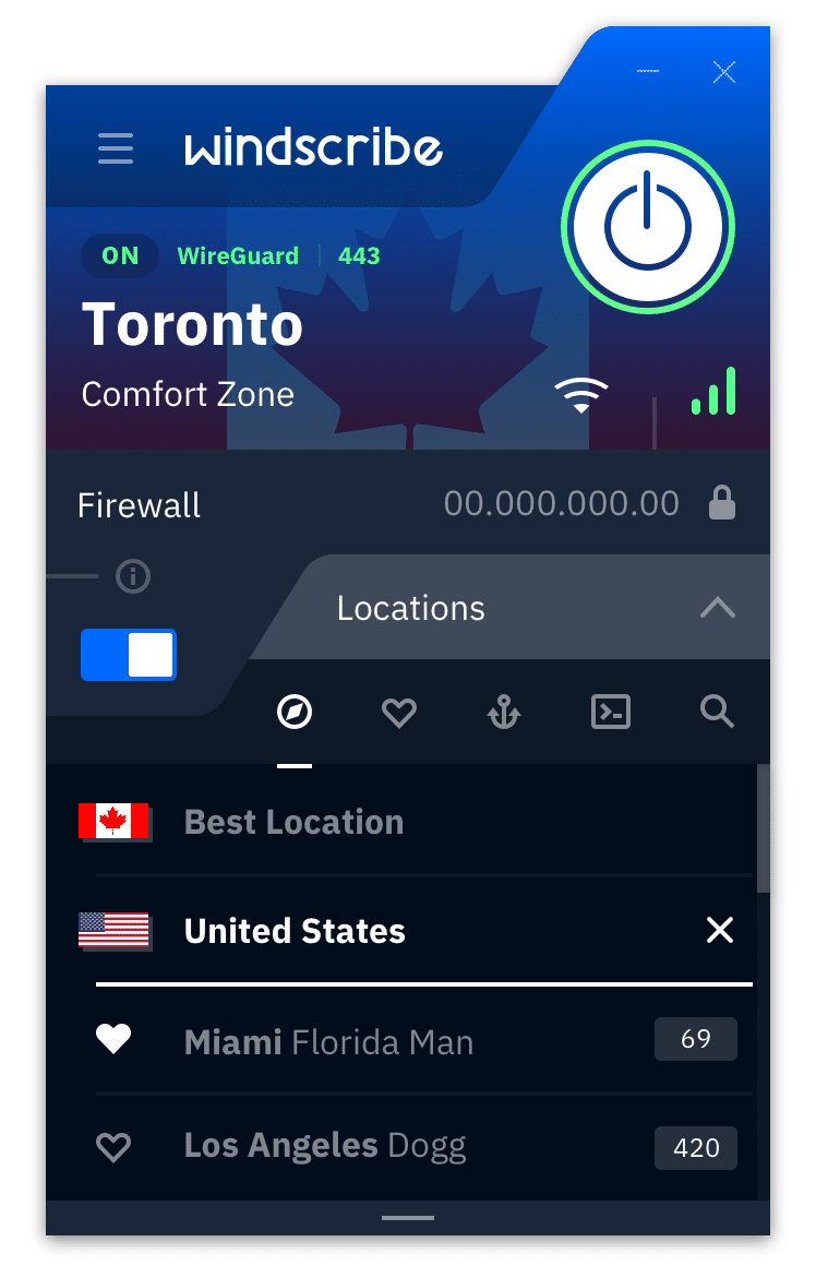 Windscribe VPN 2
