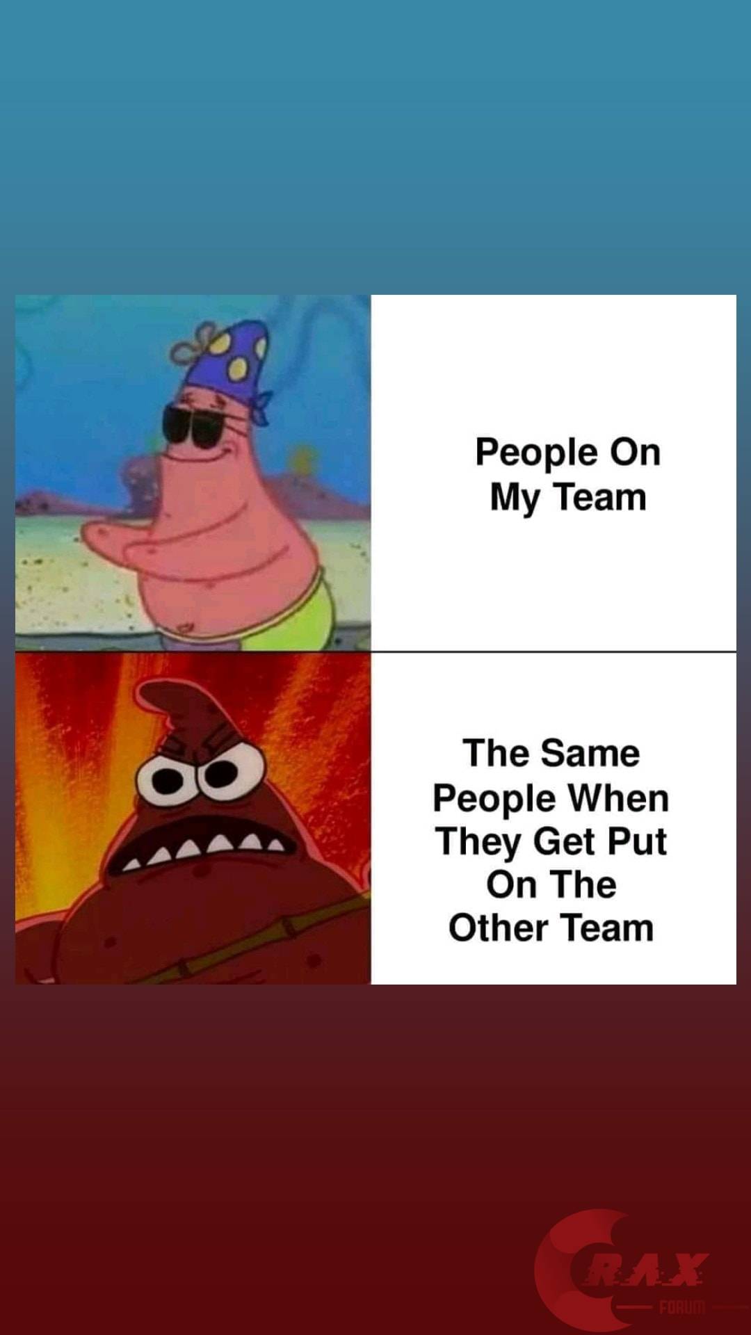Enemy team meme