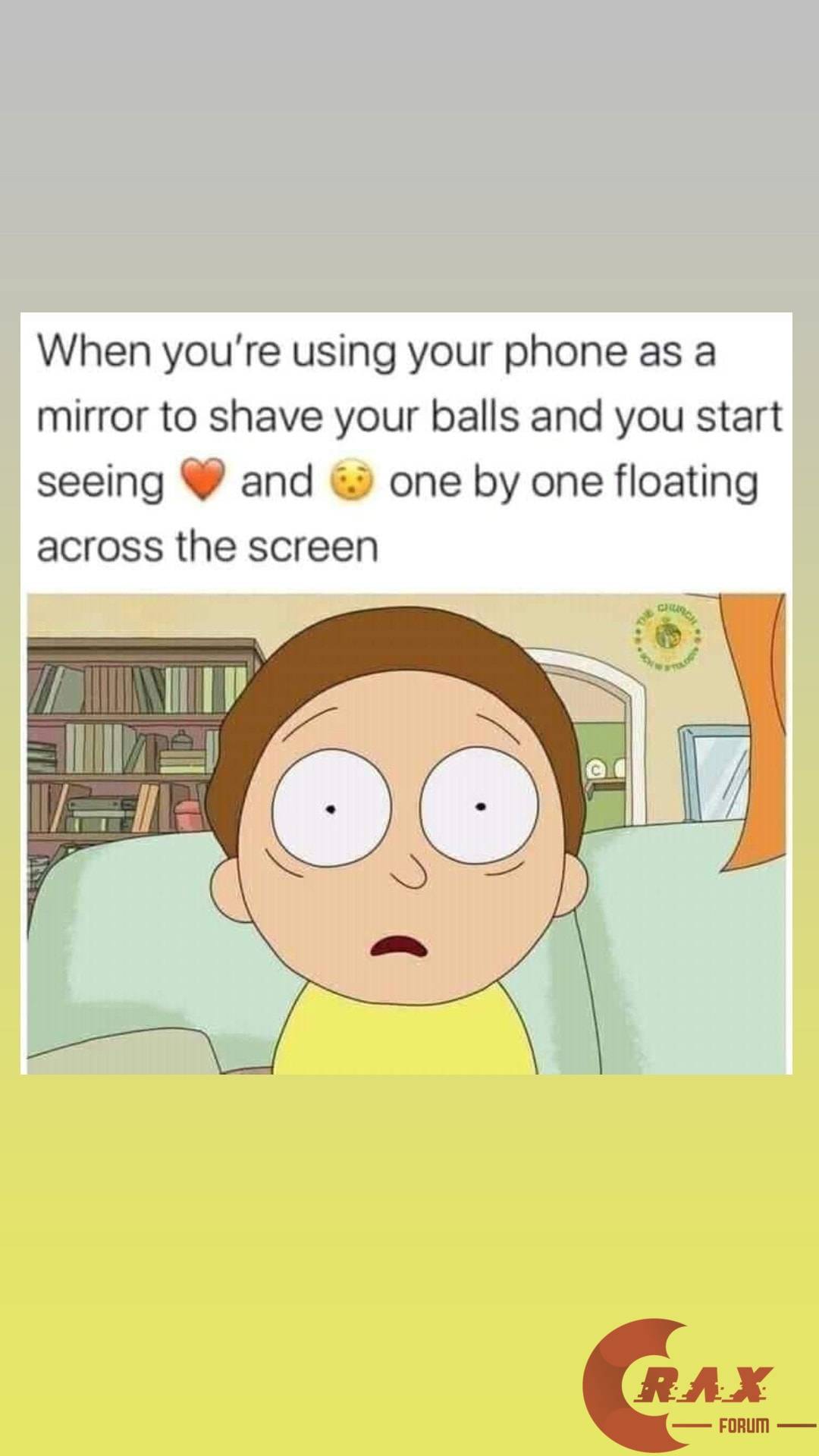 FB Meme | Shaving balls