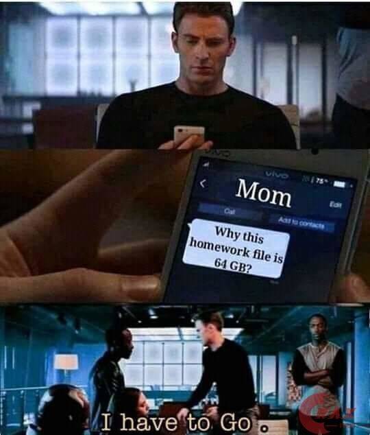 My 64GB homework folder