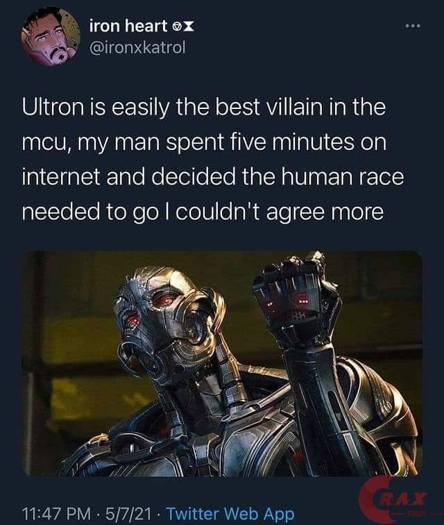 Ultron Vs. humanity